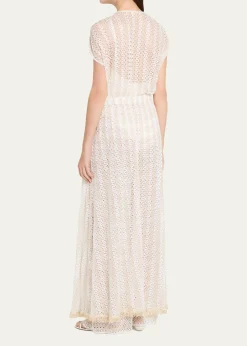 Ramy BrookKatherine Crochet Maxi Dress Coverup