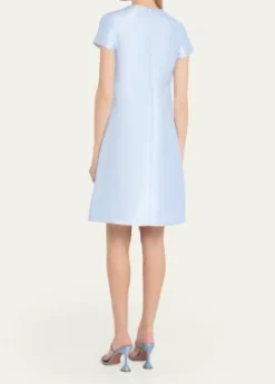 Rickie Freeman for Teri JonFloral-Print Faille Dress