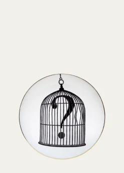 Rory DobnerQuestion Mark Birdcage Salad/Dessert Plate
