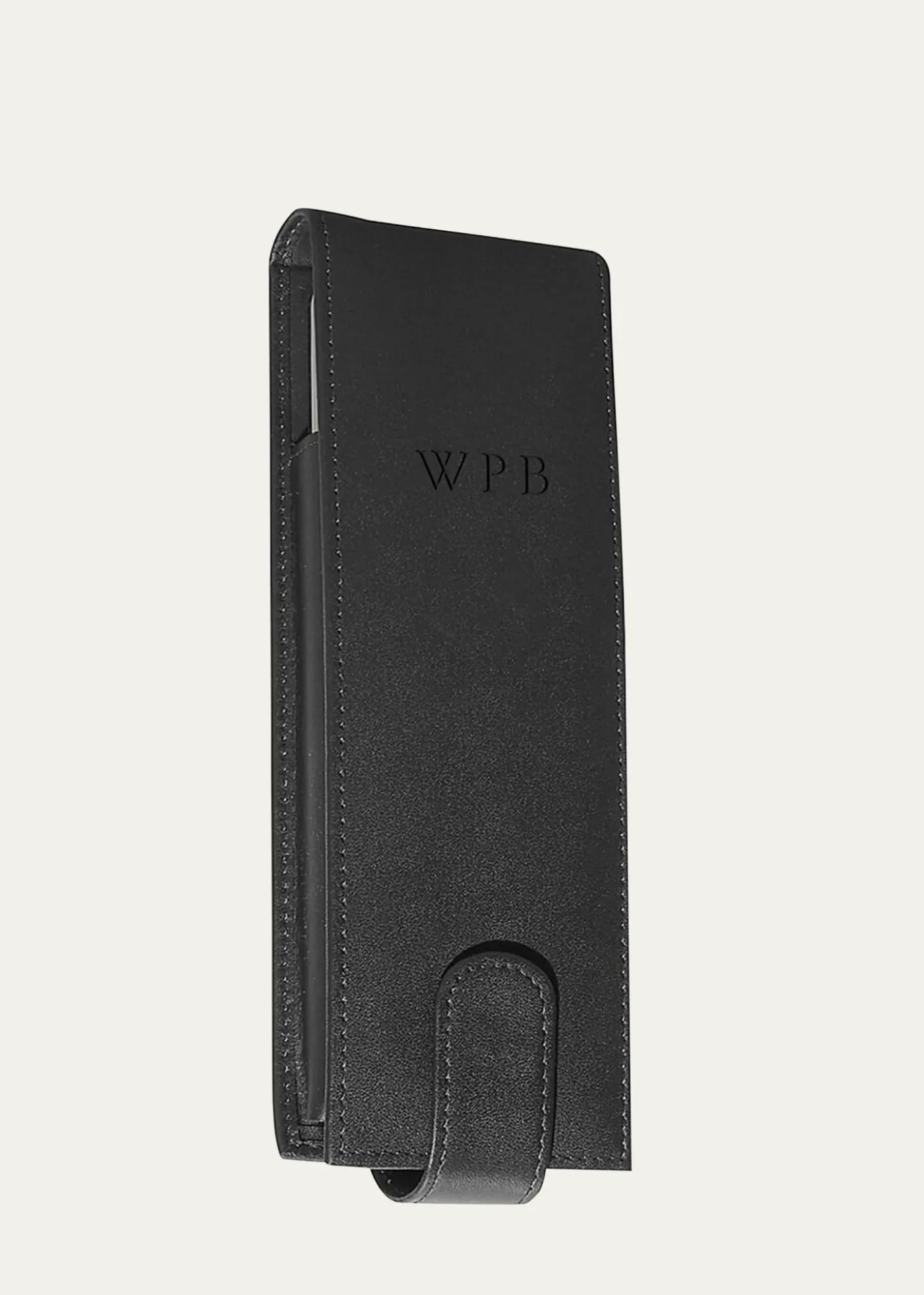 ROYCE New YorkMonogrammed Cigar & Flask Leather Carrying Case, Personalized