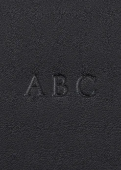 ROYCE New YorkMonogrammed Cigar & Flask Leather Carrying Case, Personalized