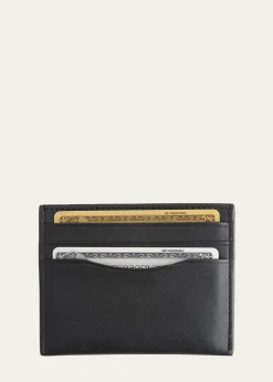 ROYCE New YorkPersonalized Leather RFID Blocking Minimalist Card Case