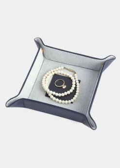 ROYCE New YorkPersonalized Suede & Leather Catchall Valet Tray