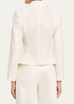 RUADHThe Blair Slim Wool-Silk Jacket