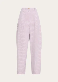 RUADHThe Dean Pinstripe Organic Cotton Pants