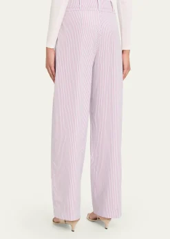 RUADHThe Dean Pinstripe Organic Cotton Pants