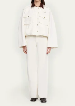 RUADHThe Henderson Oversized Cotton Canvas Jacket