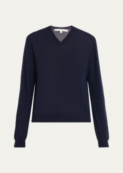 RUADHThe Oscar V-Neck Wool Sweater
