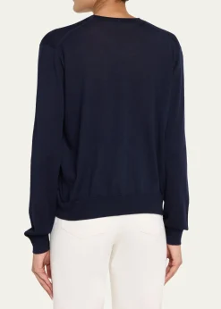 RUADHThe Oscar V-Neck Wool Sweater