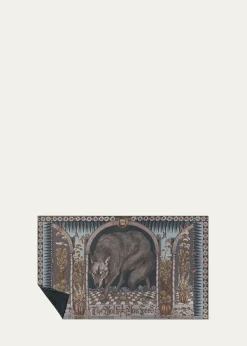 Sabina SavageThe Wolf You Feed Cashmere and Silk Stole