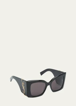Saint LaurentBlaze Acetate Cat-Eye Sunglasses