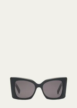 Saint LaurentBlaze Acetate Cat-Eye Sunglasses