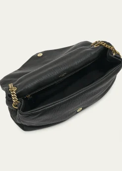 Saint LaurentCalypso Large YSL Shoulder Bag in Leather