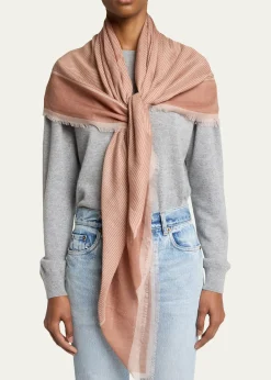 Saint LaurentCassandre Cashmere & Silk Etamine Scarf