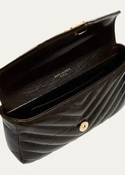 Saint LaurentCollege Mini YSL Quilted Top Handle Bag