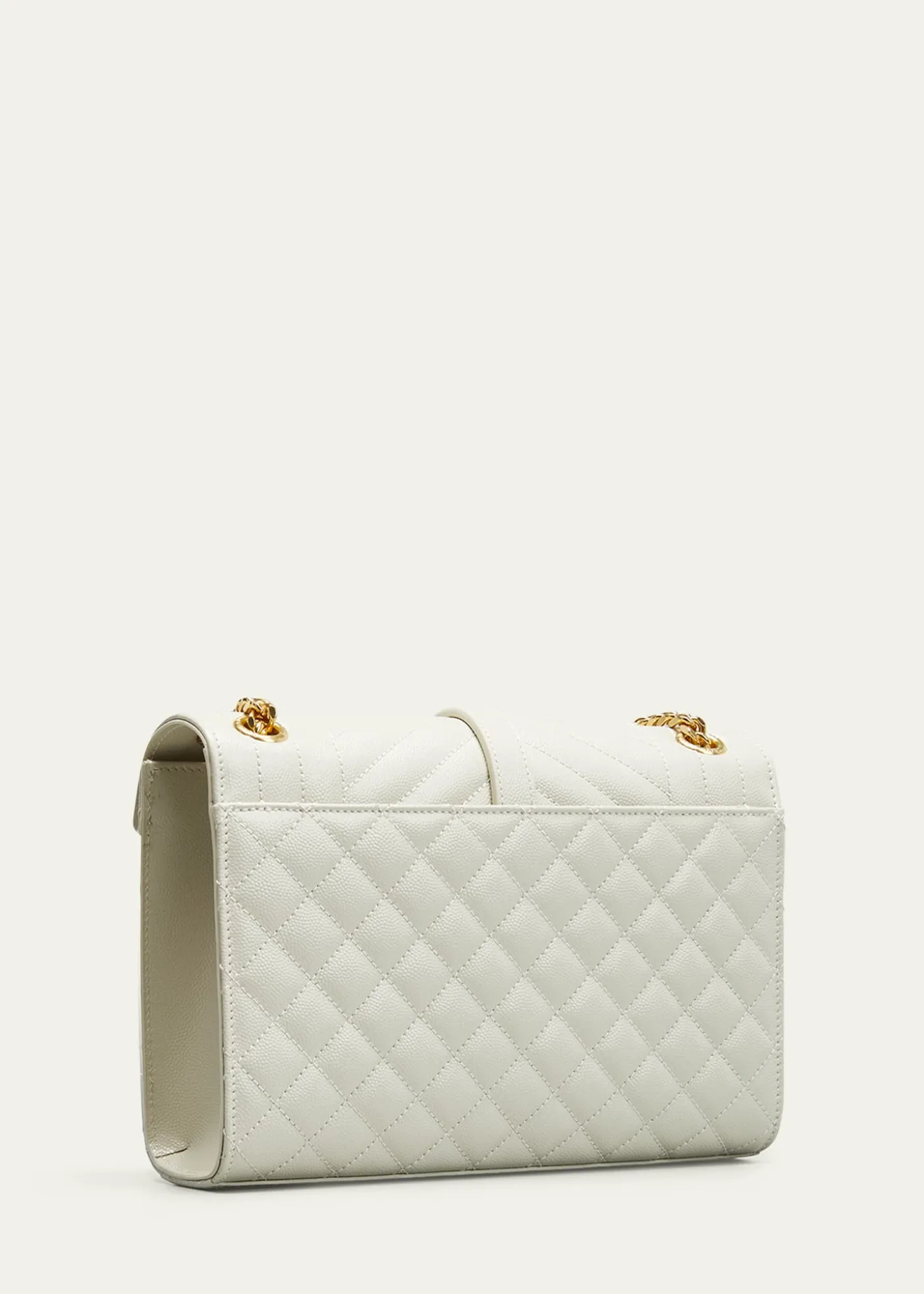 Saint LaurentEnvelope Triquilt Medium YSL Shoulder Bag in Grained Leather