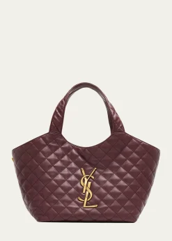 Saint LaurentIcare Medium YSL Quilted Leather Tote Bag