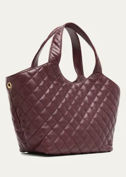 Saint LaurentIcare Medium YSL Quilted Leather Tote Bag