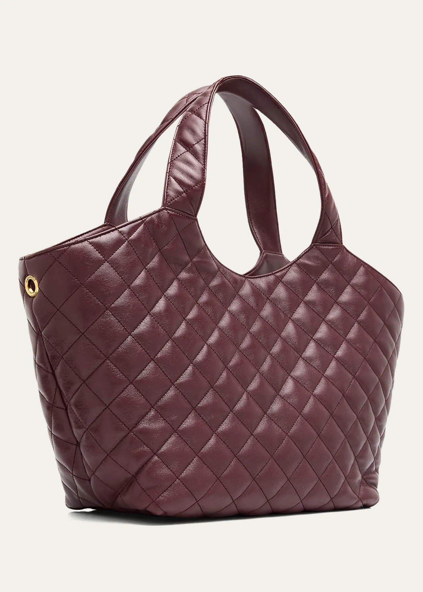 Saint LaurentIcare Medium YSL Quilted Leather Tote Bag