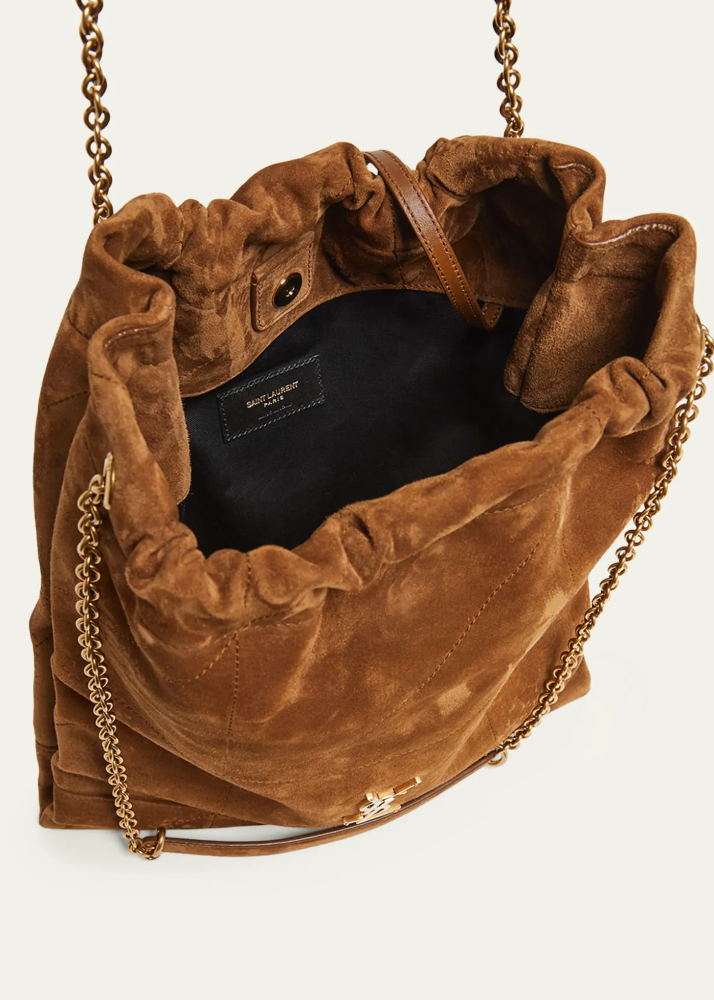 Saint LaurentJamie 4.3 YSL Pochon Shoulder Bag in Suede