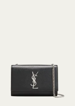 Saint LaurentKate Small YSL Crossbody Bag in Grained Leather