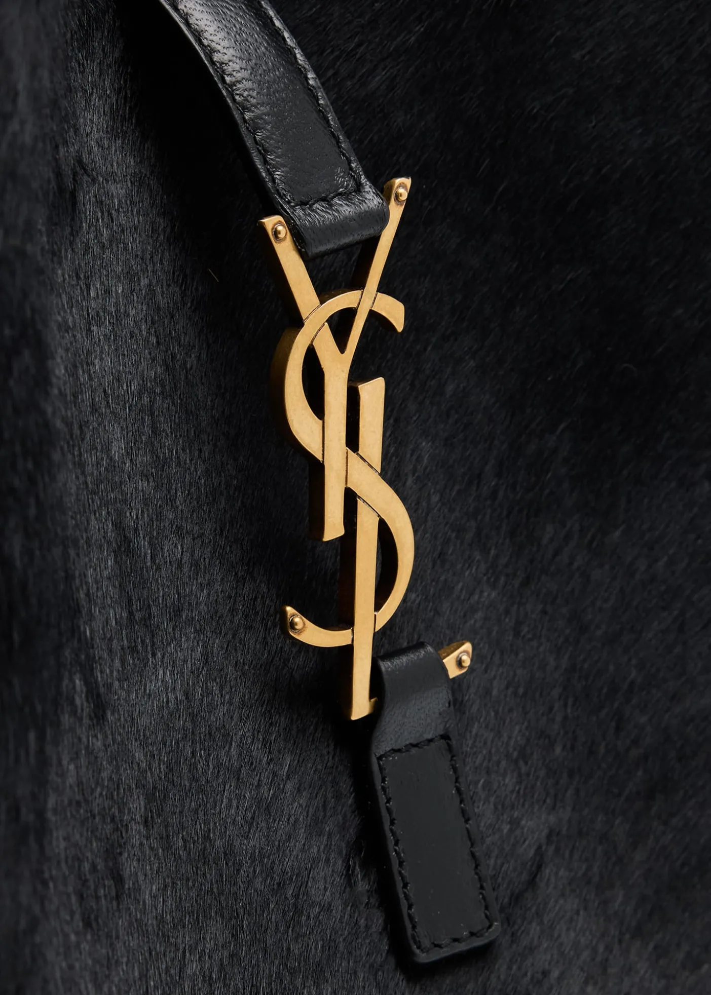 Saint LaurentLe 5 A 7 Small Shoulder Bag in Trimmed Calf Hair