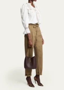 Saint LaurentLe 5 A 7 Small YSL Leather Shoulder Bag
