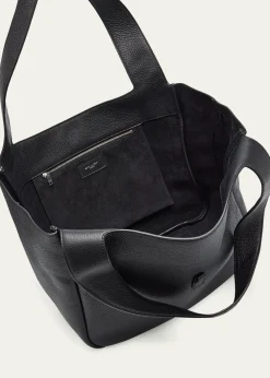Saint LaurentLe 5 À 7 Bea YSL Tote Bag in Deer Leather