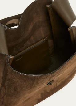Saint LaurentLe 5 à 7 Large Shoulder Bag in Suede