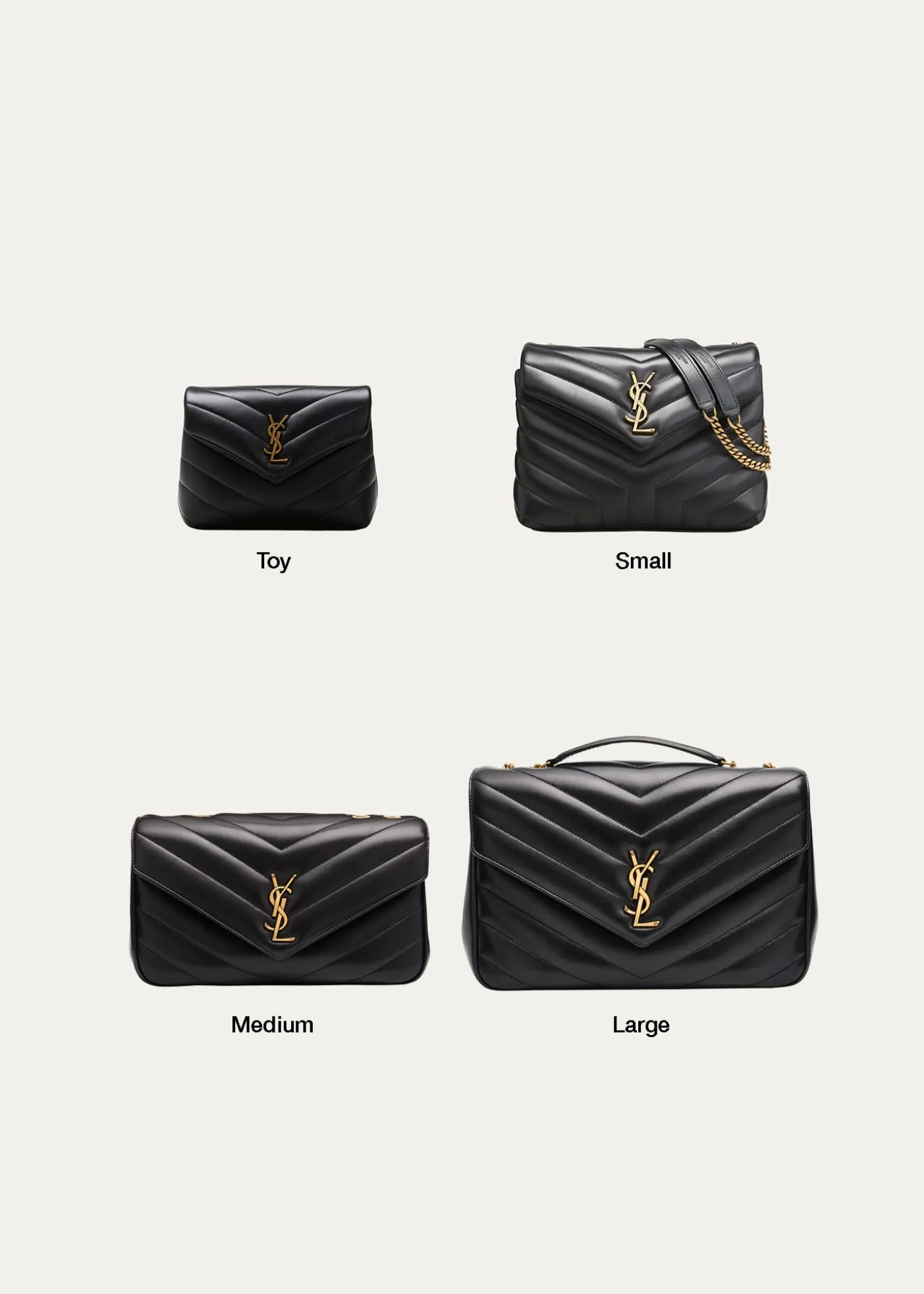 Saint LaurentLoulou Large YSL Chain Shoulder Bag in Quilted Leather