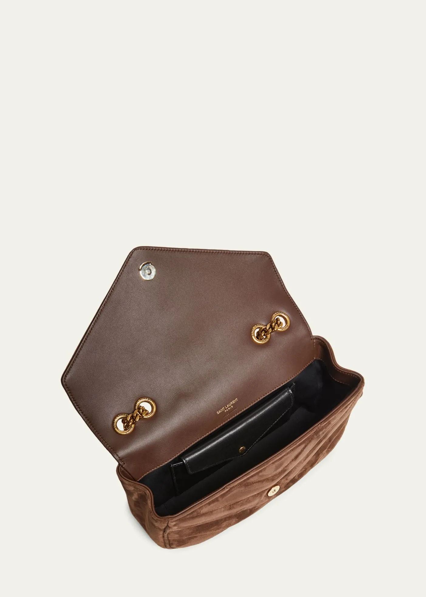 Saint LaurentLoulou Small YSL Shoulder Bag in Matelasse Suede