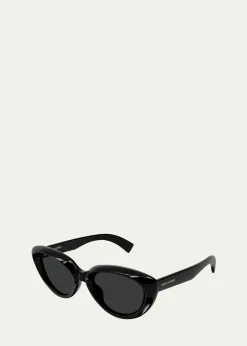 Saint Laurent53mm Acetate Cat-Eye Sunglasses