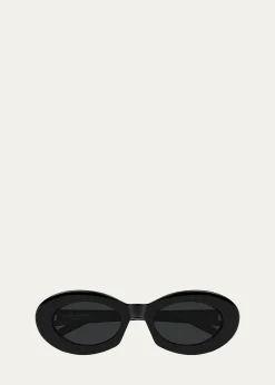 Saint Laurent52mm Acetate Oval Sunglasses