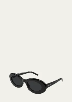 Saint Laurent52mm Acetate Oval Sunglasses