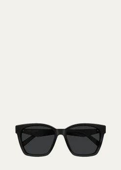 Saint Laurent57mm Acetate Square Sunglasses