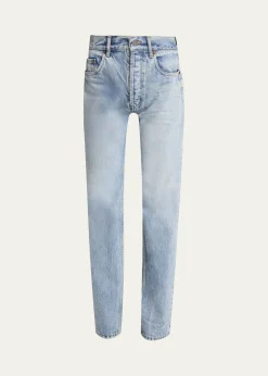 Saint LaurentRelaxed Slim-Leg Ankle Jeans