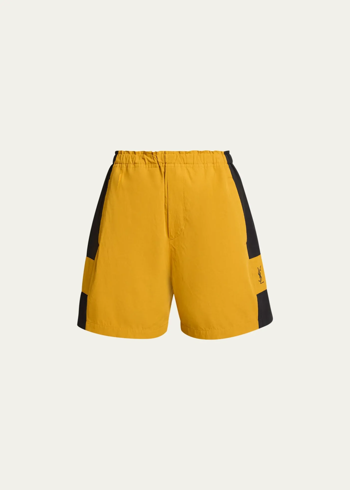Saint LaurentSide-Stripe Cotton Pull-On Shorts