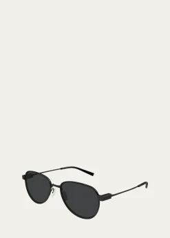 Saint LaurentSL772 Metal Aviator Sunglasses