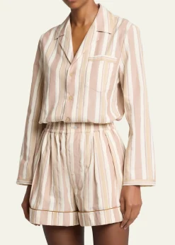 Saint LaurentStriped Cotton Pajama Shirt