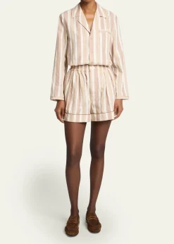 Saint LaurentStriped Cotton Pajama Shirt