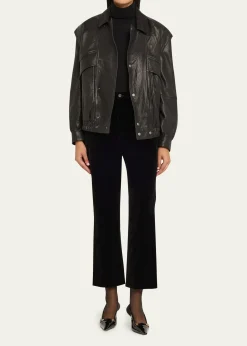 Saint LaurentVelvet Flare Trousers