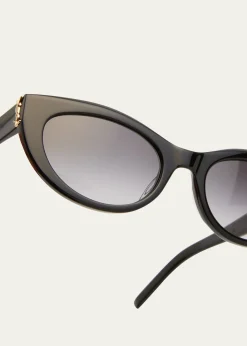 Saint LaurentYSL Acetate Cat-Eye Sunglasses