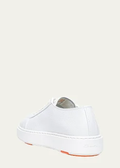 SantoniAnginal Low-Top Leather Sneakers