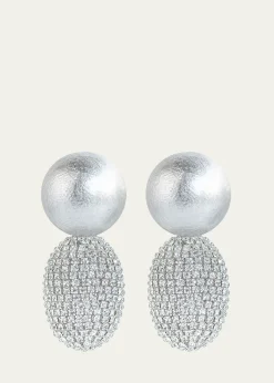 Saule LabelSelena Clip-On Earrings in Lunar Glow