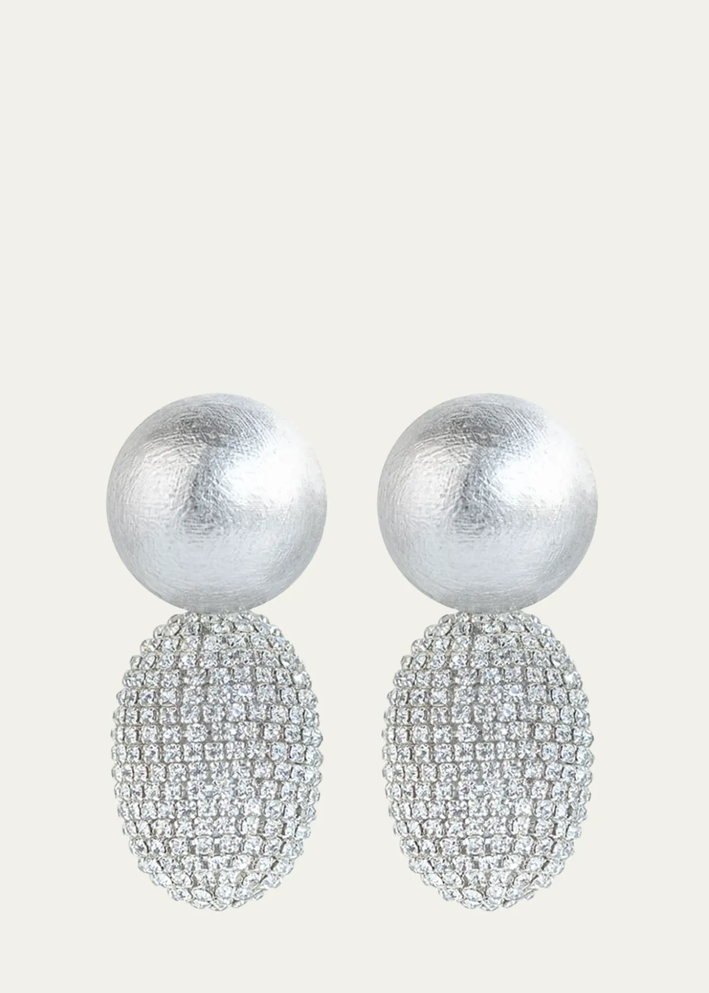 Saule LabelSelena Clip-On Earrings in Lunar Glow
