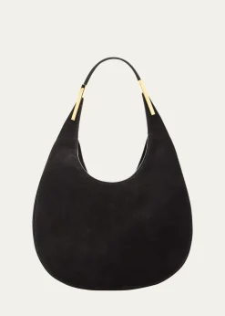 SavetteFlorence Small Suede Hobo Bag