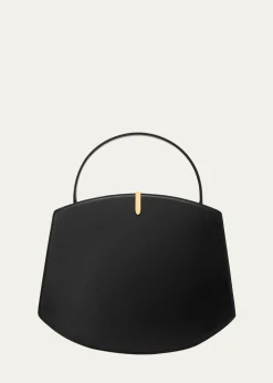 SavetteThe Florence Leather Top-Handle Bag