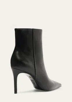 SchutzMikki Leather Stiletto Zip Booties