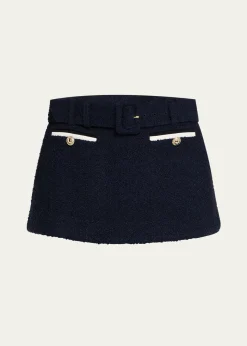 Self-PortraitBelted Boucle Skort