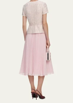 Self-PortraitSequined Bouclé Midi Dress